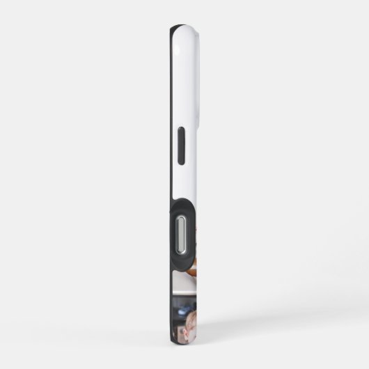 世界モダンのミイラ最高のミのギフト写真コラージュ iPhoneケース (右側面)