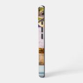 世界モダンのミイラ最高のミギフト写真ピンク大理石 iPhoneケース (左側面)