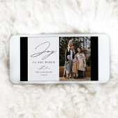 世界モダンの写真への喜び シーズンカード