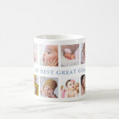 世界モダンの最高のGrandpa Blue 12素晴らし写真 コーヒーマグカップ (中央)