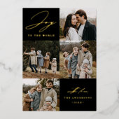 世界モダンへの喜びブラック5写真 箔シーズンカード (正面)