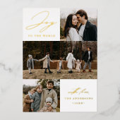 世界モダンへの喜び4写真 箔シーズンカード (正面)