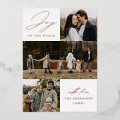 世界モダンへの喜び4写真 箔シーズンカード (正面)