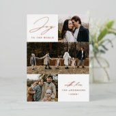 世界モダンへの喜び4写真 箔シーズンカード (立ち正面)