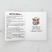 世界レムールデー ハッピーレムールデー|10月の最終金曜日 カード (内部)