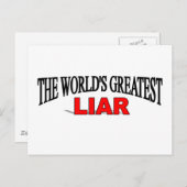 世界一のうそつき ポストカード (正面/裏面)