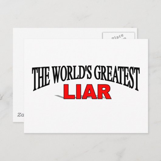 世界一のうそつき ポストカード (正面/裏面)