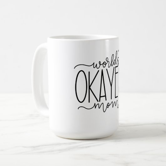 世界一のおかあさんマグ コーヒーマグカップ (正面左)