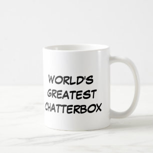 「世界一のおしゃべり」マグカップ コーヒーマグカップ