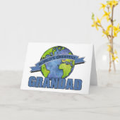 世界一のおじいさん カード (黄色い花)