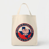 世界一のおじいさん トートバッグ (正面)