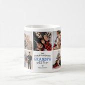 世界一のおじいちゃん父の日の写真 コーヒーマグカップ (中央)