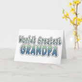 世界一のおじいちゃん言葉 カード (黄色い花)