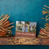 世界一のおじいちゃん錆3写真プラーク フォトプラーク (側面)