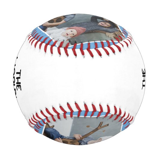 世界一のおじいちゃん4写真野球 野球ボール (裏面)