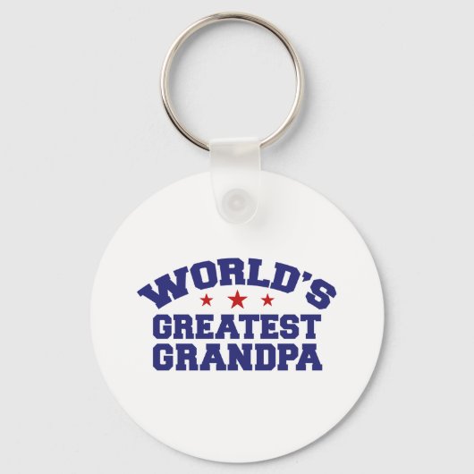 世界一のおじいちゃん キーホルダー (正面)