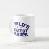 世界一のおじいちゃん コーヒーマグカップ (正面左)