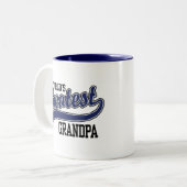 世界一のおじいちゃん ツートーンマグカップ (正面左)