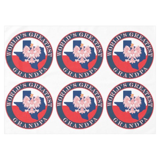 世界一のおじいちゃん テーブルクロス (正面(横))