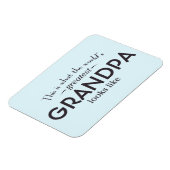 世界一のおじいちゃん マグネット (左側)