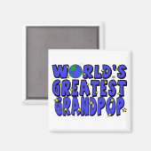世界一のおじいちゃん マグネット (正面/裏面)