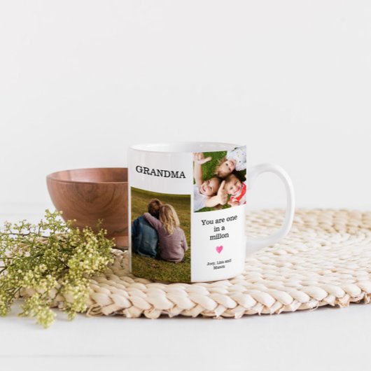 世界一のおばあちゃん5カスタム枚フォトマグカップ コーヒーマグカップ