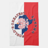 世界一のおばあちゃん キッチンタオル (縦)