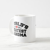 世界一のおばあちゃん コーヒーマグカップ (正面左)