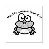 世界一のおばあちゃん セルフインキングスタンプ (デザイン)