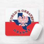 世界一のおばあちゃん マウスパッド (マウス)