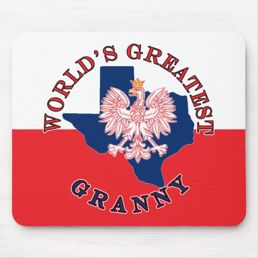 世界一のおばあちゃん マウスパッド (正面)