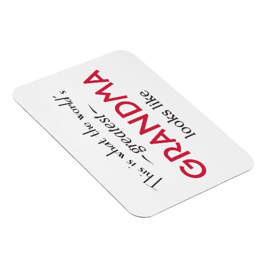 世界一のおばあちゃん マグネット (右側)