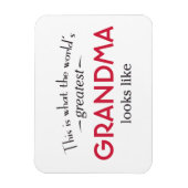 世界一のおばあちゃん マグネット (縦)