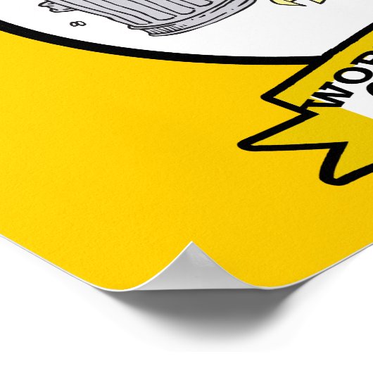 世界一のごみ男の漫画 ポスター (角)