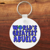 世界一のアブエロ キーホルダー (正面)