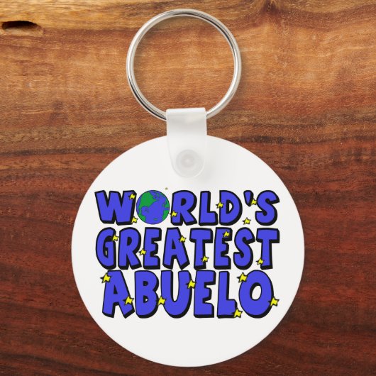 世界一のアブエロ キーホルダー (正面)