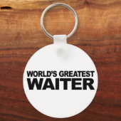 世界一のウェイター キーホルダー (正面)