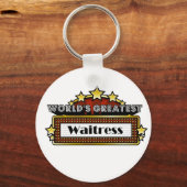 世界一のウエートレス キーホルダー (正面)