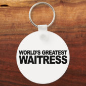 世界一のウエートレス キーホルダー (正面)