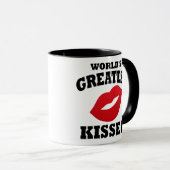 世界一のキスをする人 マグカップ (正面右)
