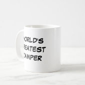 「世界一のキャンパー」マグカップ コーヒーマグカップ (正面左)