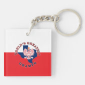 世界一のグランプ キーホルダー (裏面)