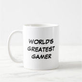 「世界一のゲーマー」マグカップ コーヒーマグカップ (左)