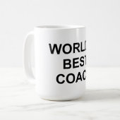 世界一のコーチ コーヒーマグカップ (正面左)