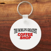 世界一のコーヒーショップ キーホルダー (正面)