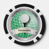 世界一のゴルファー | DIY名 ポーカーチップ (裏面)