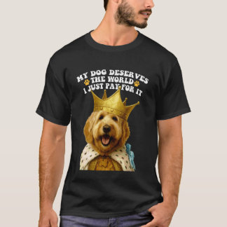 世界一のゴールドエンドゥードル パピー愛好家 Tシャツ