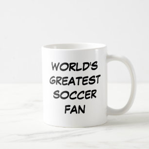 「世界一のサッカーファン」マグ コーヒーマグカップ