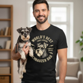 世界一のシュナウザーのパパ 真の伝説 Tシャツ