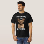 世界一のスフィンクス猫パパTシャツ Tシャツ (正面フル)